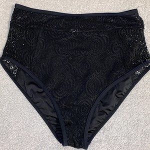 High Waisted Crotchet Bikini Bottoms